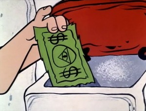 El piedrólar, la moneda de "The Flintstones" ("Los Picapiedra")