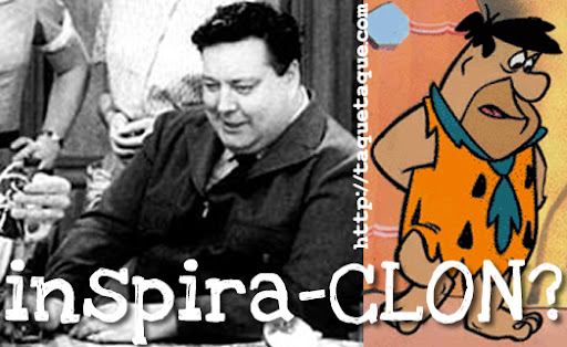 El parecido entre Fred Flintstone ("The Flintstones") y Jackie Gleason ("The Honeymooners") es más que evidente