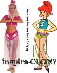 "Fred Flintstone and Friends": ¿Jeannie es un inspiraCLÓN de "I dream of Jeannie" ("Mi bella genio")? "Fred Flintstone and Friends": ¿Jeannie es un inspiraCLÓN de "I dream of Jeannie" ("Mi bella genio")?