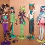 Algunos de los Monster High de Luix