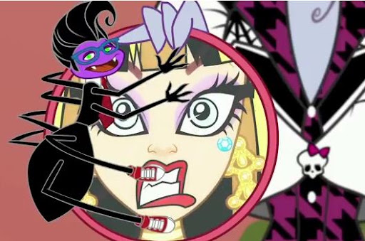 Operetta aparece por primera vez en la serie de dibujos animados en el capítulo 28 del volumen 2: "Hiss-teria"