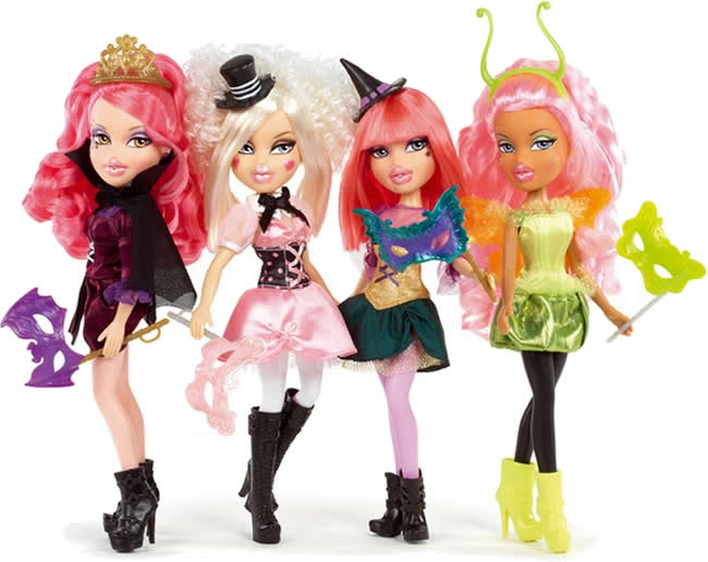 Bratz Masquerade - Kirana, Brielle, Finora y Lian Bratz Masquerade - Kirana, Brielle, Finora y Lian