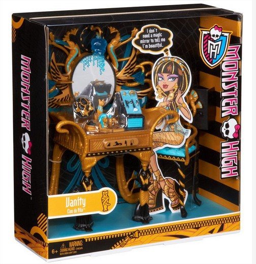 Monster High - Tocador de Belleza de Cleo de Nile Monster High - Tocador de Belleza de Cleo de Nile