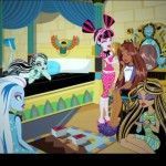 Game of DeNile, webpisodio en el que vemos la cama y el tocador de Cleo y una Abbey Dead Tired