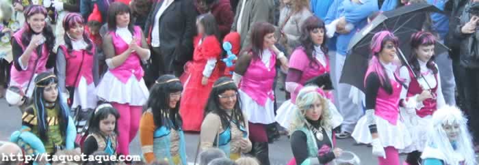 Desfile del domingo de Carnaval 2012 (Ourense): Monster High Desfile del domingo de Carnaval 2012 (Ourense): Monster High