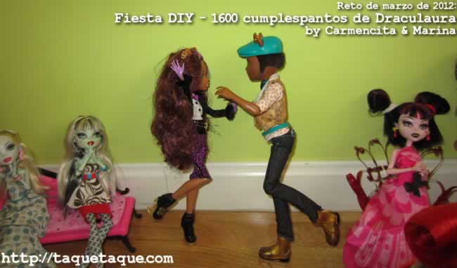 Reto de Marzo de 2012 - Fiesta DIY del 1600 Cumplespantos de Draculaura by Carmencita & Marina