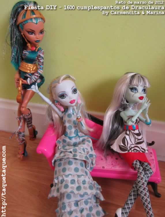 Reto de Marzo de 2012 - Fiesta DIY del 1600 Cumplespantos de Draculaura by Carmencita & Marina