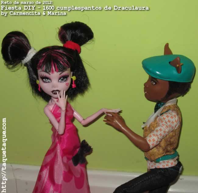 Reto de Marzo de 2012 - Fiesta DIY del 1600 Cumplespantos de Draculaura by Carmencita & Marina