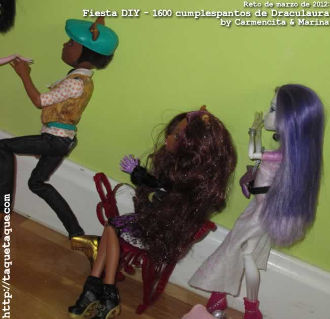 Reto de Marzo de 2012 - Fiesta DIY del 1600 Cumplespantos de Draculaura by Carmencita & Marina