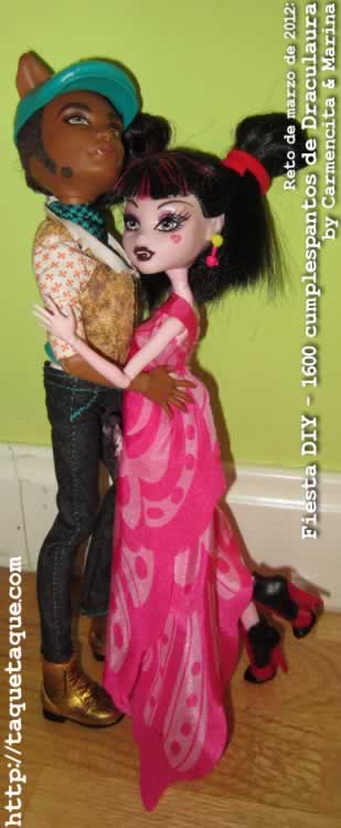 Reto de Marzo de 2012 - Fiesta DIY del 1600 Cumplespantos de Draculaura by Carmencita & Marina