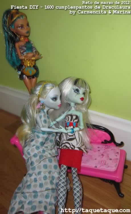 Reto de Marzo de 2012 - Fiesta DIY del 1600 Cumplespantos de Draculaura by Carmencita & Marina