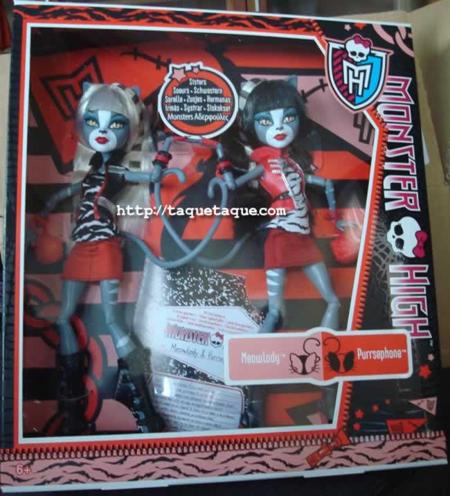 Monster High - mis gatas gemelas (Purrsephone y Meowlody)