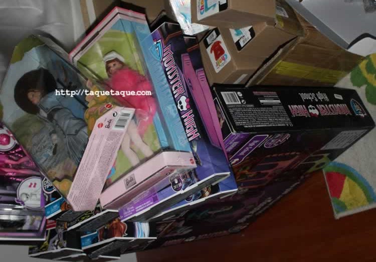 Algunas de las más recientes incorporaciones a mis colecciones Monster High y Barbie