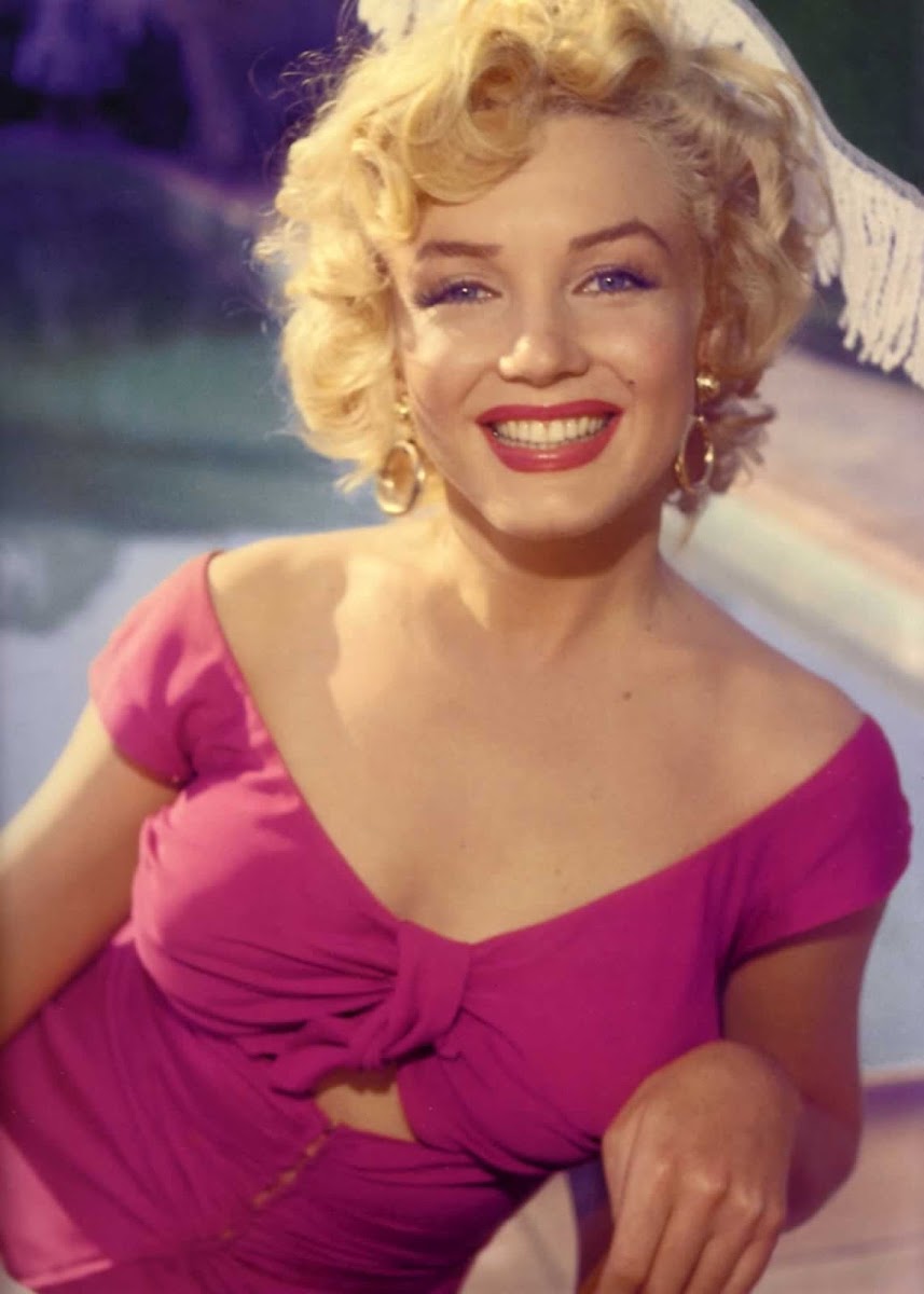 Marilyn Monroe durante el rodaje de "Niágara" Marilyn Monroe durante el rodaje de "Niágara"