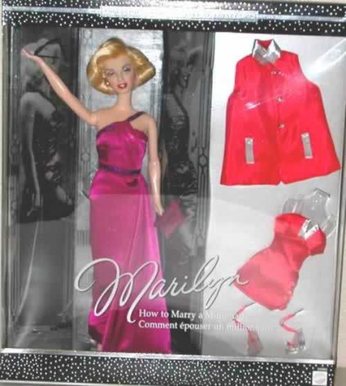 Barbie Marilyn Monroe de la película "Cómo casarse con un millonario" Barbie Marilyn Monroe de la película "Cómo casarse con un millonario"