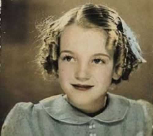 Norma Jeane Baker de niña Norma Jeane Baker de niña