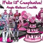 ¡Feliz 13º Cumplespantos, Angie Melissa Castillo (Colombia)!