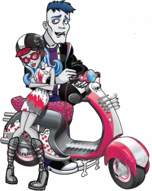 Ghoulia Yelps y Slow-Moe - Sticker