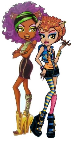 Clawdeen y Howleen Wolf - Sticker