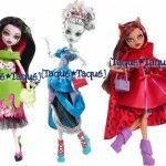 Monster High - la colección "Scarily Ever After" está formada (hasta ahora) sólo por esta Draculaura, esta Frankie y esta Clawdeen