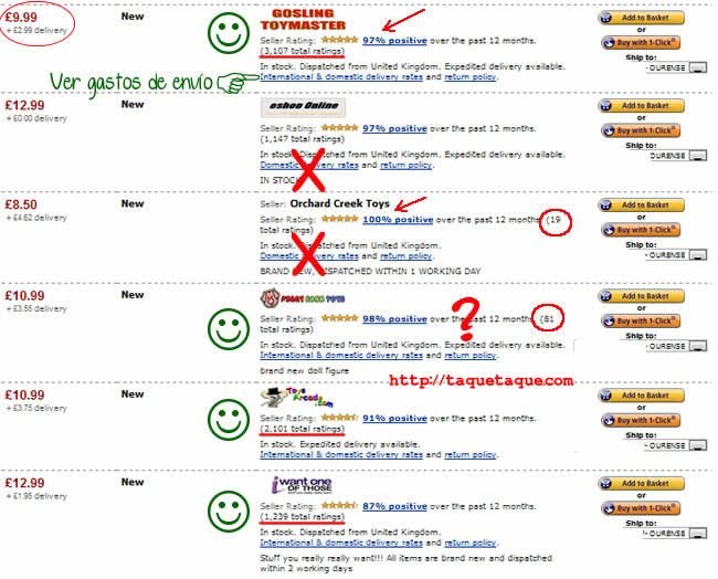 consejos para comprar en Amazon.co.uk